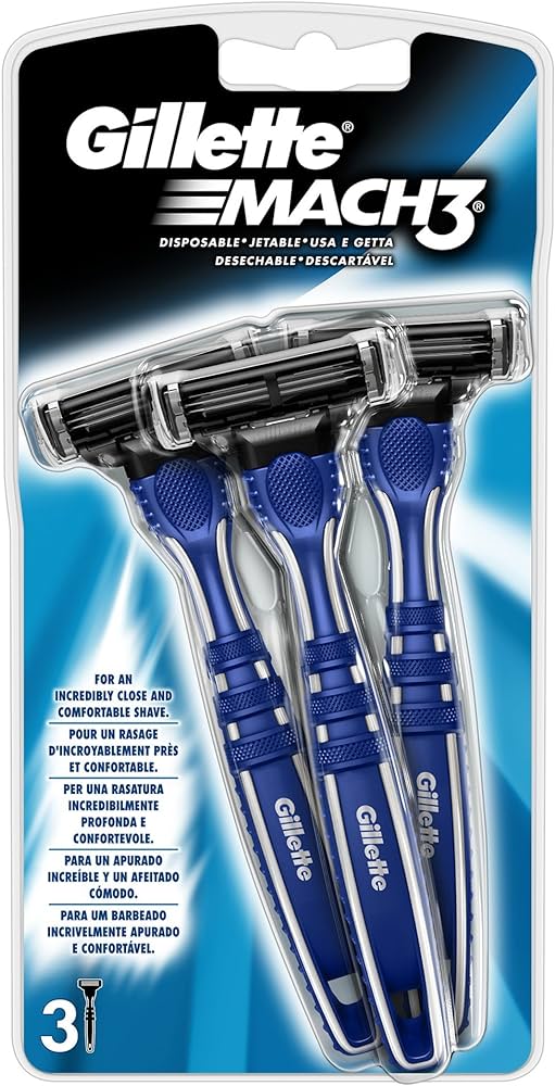 Gillette Mach 3 Disposable Razor - McCartans Pharmacy