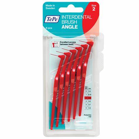 Tepe Angle Interdental Brush Red G4142 - McCartans Pharmacy