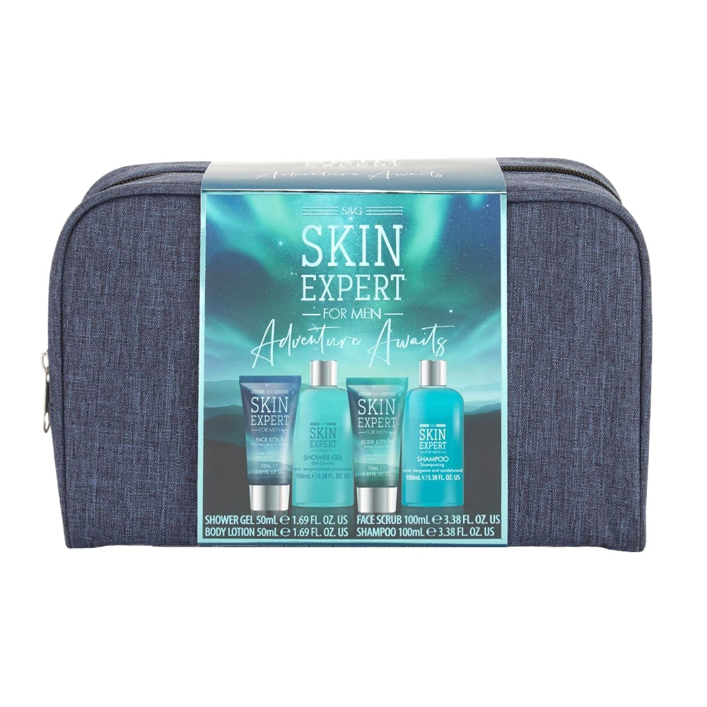 Skin Expert Mens Travel Bag Set - McCartans Pharmacy