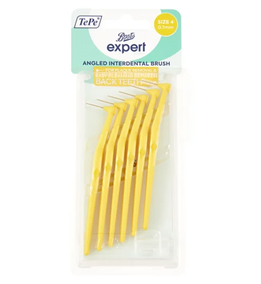 Tepe Angle Interdental Brush Yellow G4144 - McCartans Pharmacy