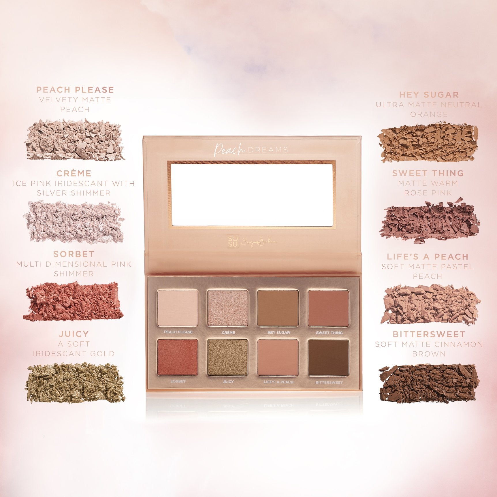 SoSu Peach Dreams Eye Palette SOSU0992 - McCartans Pharmacy